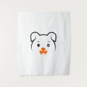 Schattig Puppies Wandkleed (Voorkant)