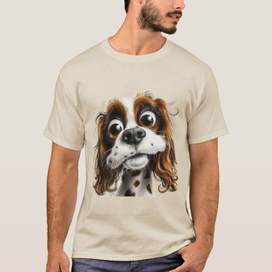 Schattig puppygezicht t-shirt (Voorkant)