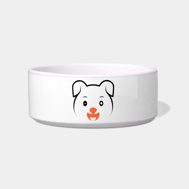 Schattig Puppylach Voerbakje (Voorkant)