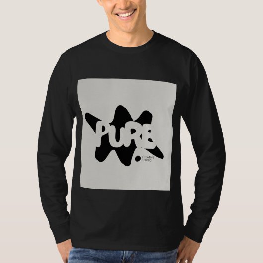 schattig puur ontwerp t-shirt (Voorkant)