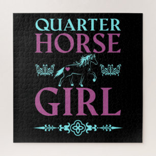 Schattig Quarter Horse Meisje     Legpuzzel