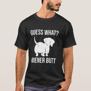 Schattig Raad Wat Teckel Kont Wiener Hond Doxie Lo T-shirt