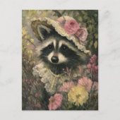 Schattig Raccoon Briefkaart (Voorkant)