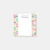 Schattig Rainbow Teacher Classroom Terug naar Scho Post-it® Notes (Voorkant)