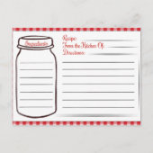 schattig recept uit keukenBriefkaart Briefkaart (Voorkant)