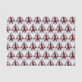 Schattig Red Black Gnome Xmas kerstmis Kinder Tissuepapier