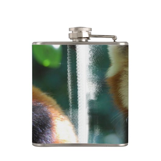 Schattig Red Panda Heupfles (Achterkant)