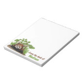 Schattig Red Panda Kinder op maat Notitieblok (Linkerzijde)