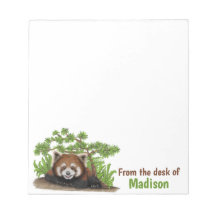 Schattig Red Panda Kinder op maat