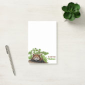 Schattig Red Panda Kinder op maat Post-it® Notes (Kantoor)