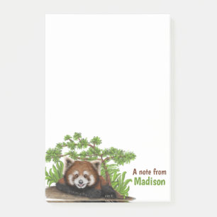 Schattig Red Panda Kinder op maat Post-it® Notes