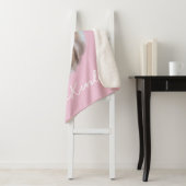 Schattig Red Tri Aussie | Roze | Gepersonaliseerd Sherpa Deken (In situ)