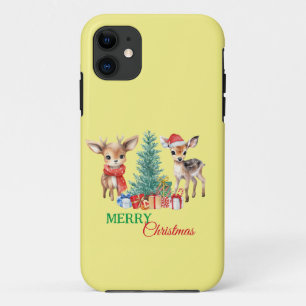 Schattig reekalf rendier Kerstman vrolijk kerstfee Case-Mate iPhone Case