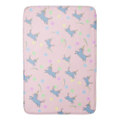 schattig regenboog Eenhoorn sterren gradiënt patro Badmat (Voorkant Verticaal)