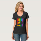 Schattig regenboog krokodil dier t-shirt (Voorkant volledig)