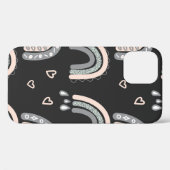 Schattig regenboognaadloos patroon in trendy Scand Case-Mate iPhone Case (Achterkant (horizontaal))
