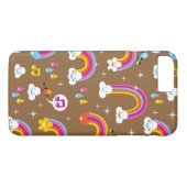 schattig regenboogpatroon Case-Mate iPhone case (Achterkant (Horizontaal))