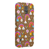 schattig regenboogpatroon Case-Mate samsung galaxy hoesje (Back/Rechts)