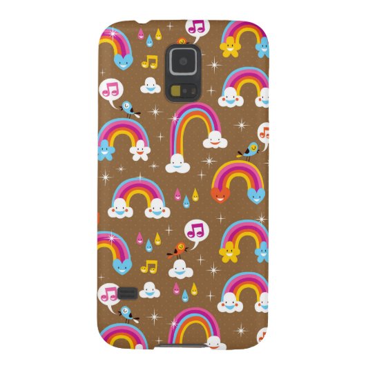 schattig regenboogpatroon Case-Mate samsung galaxy hoesje (Achterkant)