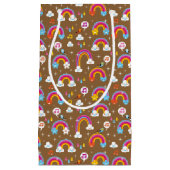 schattig regenboogpatroon klein cadeauzakje (Voorkant)