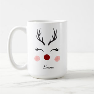 Schattig rendier Kerstmis Koffiemok