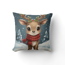 Schattig rendier Kerstmis voor een gezellige woonk
