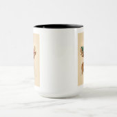 Schattig Rendier Koppel Kerstmug | Kerstcadeau Mok (Midden)