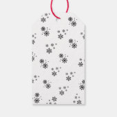 Schattig rendier met kerstmuts | Prettig Kerstfees Cadeaulabel (Achterkant)