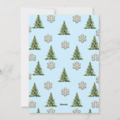 Schattig rendier prettig kerstfeest feestdagenkaart (Achterkant)