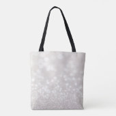 Schattig rendiergezicht, Bokeh Tote Bag (Achterkant)