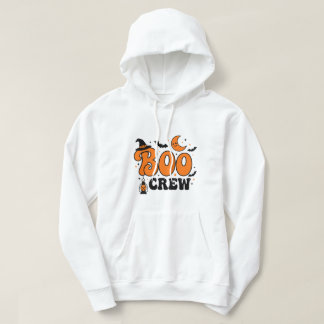 Schattig Retro Boo Crew Halloween Griezelsquadron  Hoodie