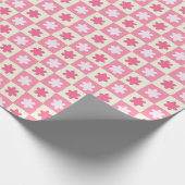 Schattig retro cadeaupapier (Hoek)