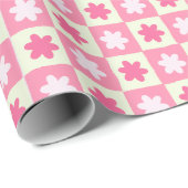 Schattig retro  cadeaupapier (Rol Hoek)