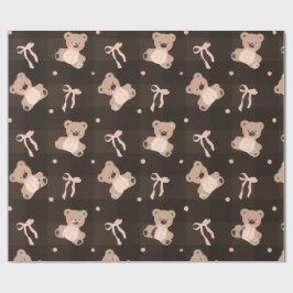 Schattig retro  cadeaupapier