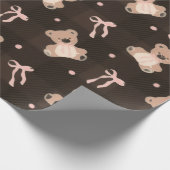 Schattig retro  cadeaupapier (Hoek)