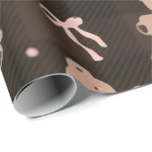 Schattig retro  cadeaupapier (Rol Hoek)