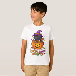 Schattig Retro Halloween Kinder T-Shirt ,Candy Ins