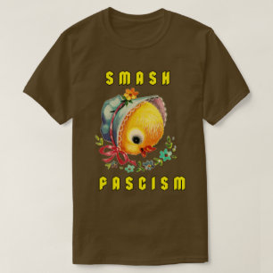 Schattig Retro Kuiken - Fascisme Vernietigen T-shirt