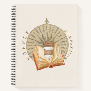 Schattig Retro Minimaal Notitieboek Journaal
