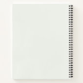 Schattig Retro Modern Notitieboek Journaal  (Achterkant)