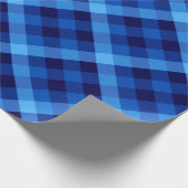 Schattig Retro Oceaanblauw Inpakpapier (Hoek)