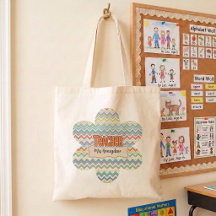  Schattig Retro Onderscheidingspatroon voor Lerare