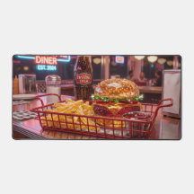 Schattig Retro Restaurant | Kristallijne Burger en