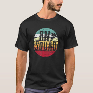 Schattig Retro Rn Team Voor Verpleegkundige T-shirt