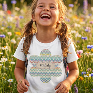 Schattig Retro Terug naar School Patroon  T-shirt