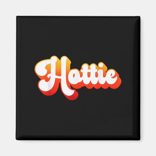 Schattig Retro Vintage Hottie Magneet (Voorkant)