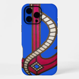 Schattig Retro Vintage Marineblauwe Anker Kunst De iPhone 16 Pro Max Hoesje