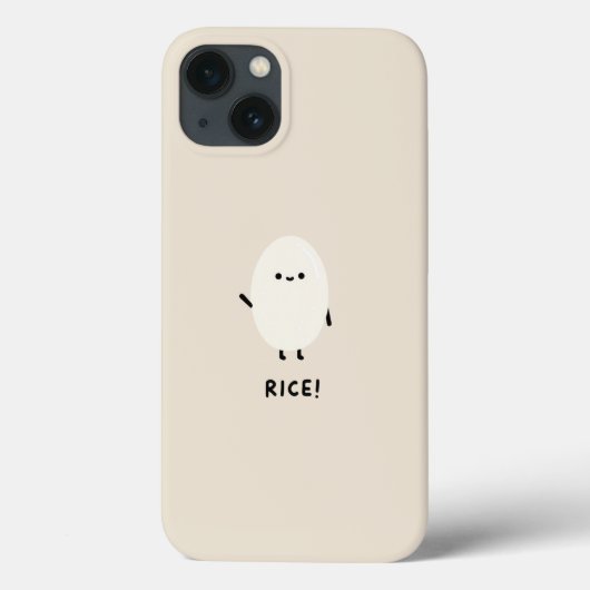 schattig rijst karakter minimaal kawaii grappige r Case-Mate iPhone case (Achterkant)