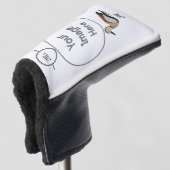 Schattig Ringed Blauwgroen Duck zwemmen Golfheadcover (3/4 voorkant)