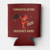 Schattig rivierkreeften Afstuderen Blikjeskoeler (Voorkant)